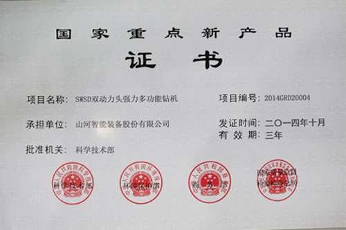 国度沉点新产品-SWSD双动力头