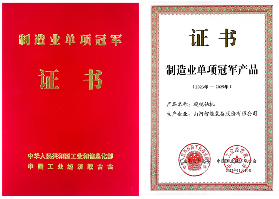 两项单冠，行业唯一！银河集团9873cm智能两款桩工产品同获造作业单项冠军