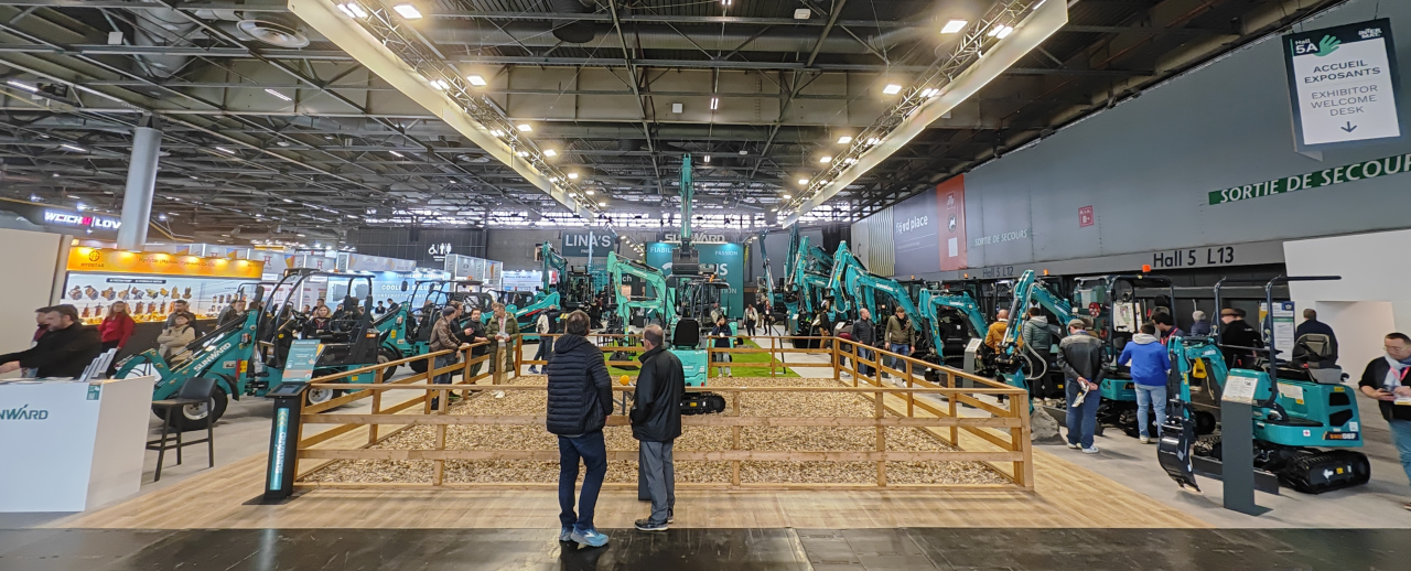 赢战INTERMAT 2024！银河集团9873cm智能土方机械深耕全球高端市场