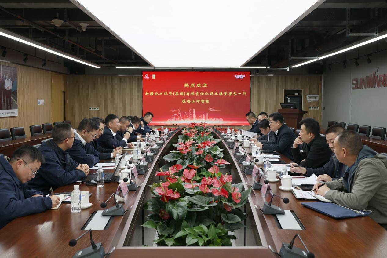 新矿投资集团党委书记、董事长王漠到访银河集团9873cm智能