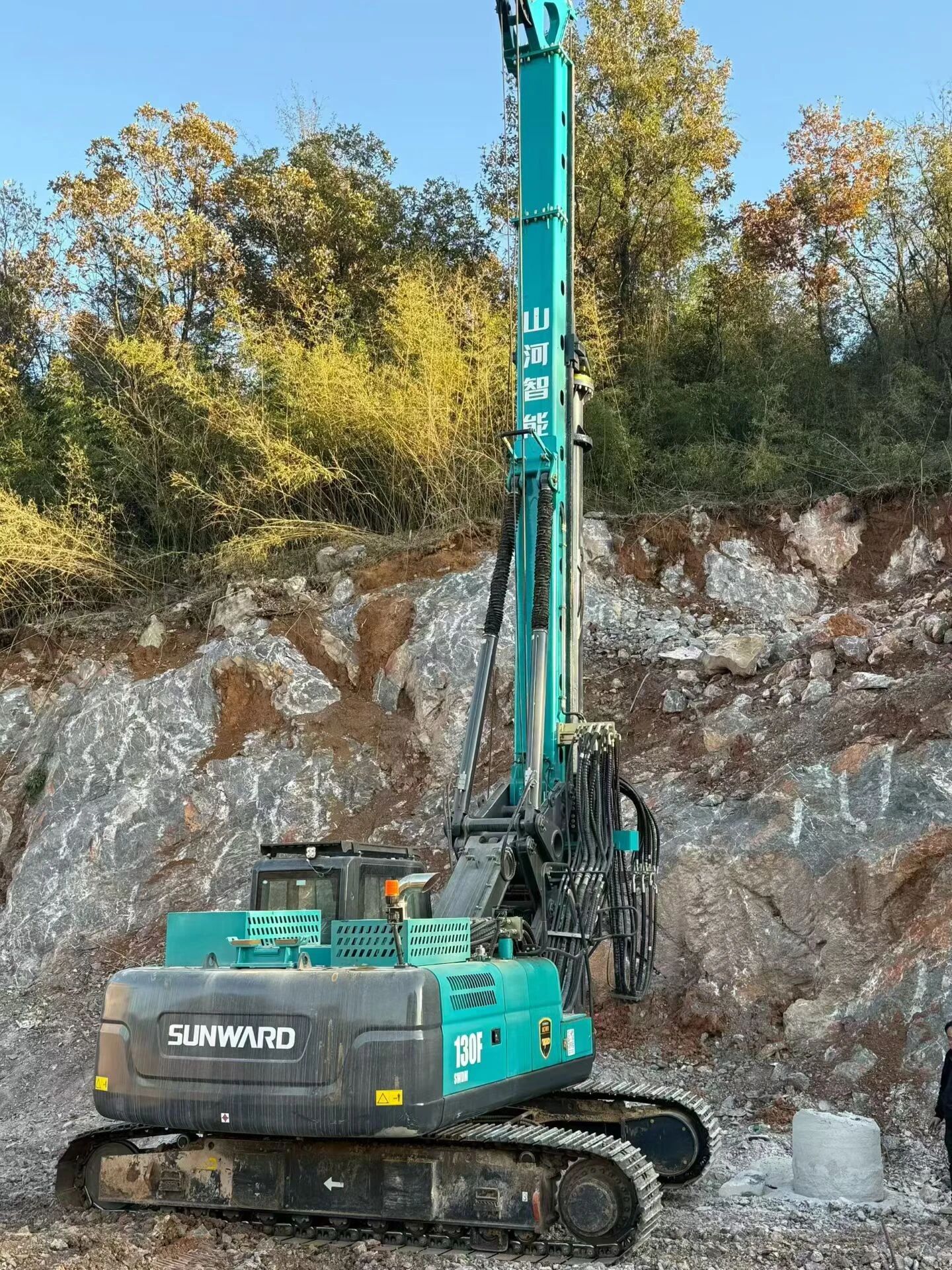 从国度沉点工程到村落安居建设，银河集团9873cm智能旋挖钻机实现跨场景担任
