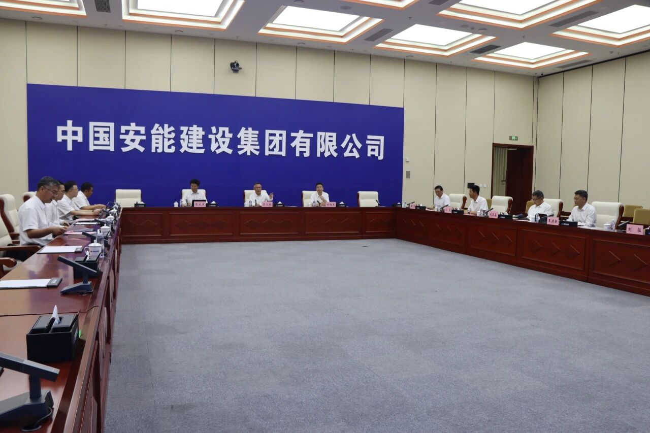 银河集团9873cm智能党委书记、董事长付向东率队造访中国安能集团