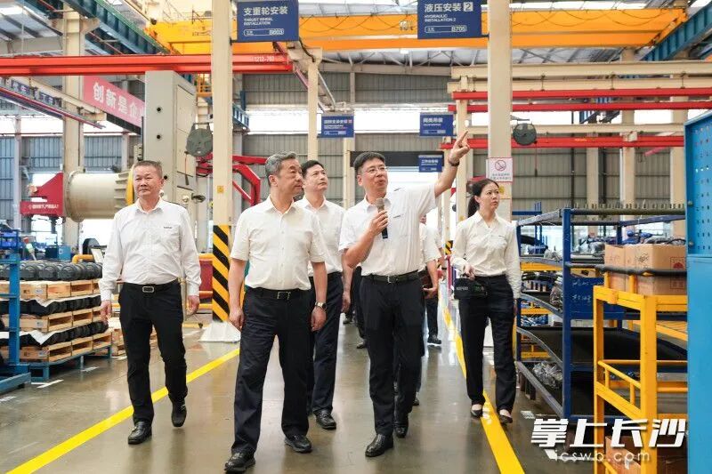 湖南省副省长、长沙市委书记陈竞调研银河集团9873cm智能